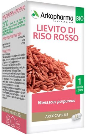 ARKO CAPSULE LIEVITO RISO ROSSO 45 CAPSULE BIO image not present