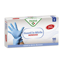 PROFAR GUANTO IN NITRILE SENZA POLVERE S 100 PEZZI