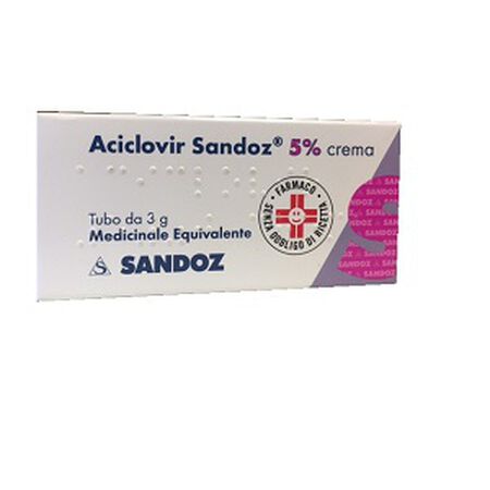 ACICLOVIR (SANDOZ)*crema derm 3 g 5% image not present