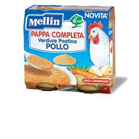 MELLIN PAPPA COMPLETA POLLO 250 G 2 PEZZI image not present