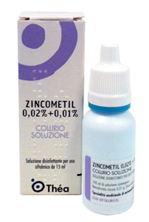 ZINCOMETIL*collirio 15 ml 0,02% + 0,01% image not present