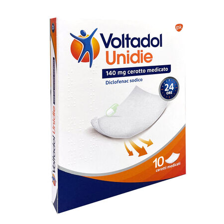 VOLTADOL UNIDIE*10 cerotti medicati 140 mg image not present