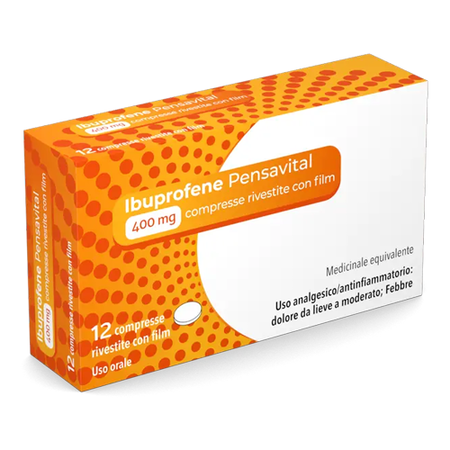 IBUPROFENE PENSAVITAL*12 cpr riv 400 mg image not present