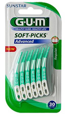 GUM SOFTPICKS ADVANCE SCOVOLINO LARGE GOMMA 30 PEZZI image not present