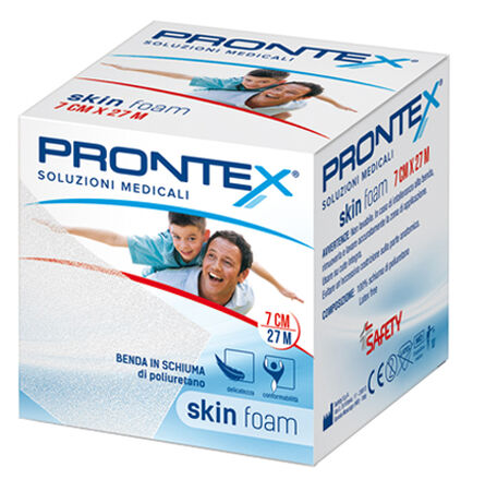 BENDA IN SCHIUMA PRONTEX SKIN FOAM M 27 X 7 CM BIANCO image not present