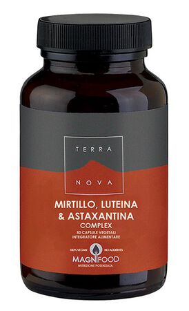 TERRANOVA MIRTILLO LUTEINA ASTAXANTINA SINERGIA PER GLI OCCHI 50 CAPSULE image not present