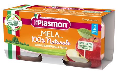 PLASMON OMOGENEIZZATO MELA 2 X 80 G image not present