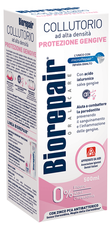 BIOREPAIR ORAL CARE CON ANTIBATTERICO COLLUTORIO AD ALTA DENSITA' PROTEZIONE GENGIVE 500 ML image not present