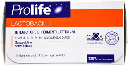 PROLIFE LACTOBACILLI 10 FLACONCINI 8 ML image not present