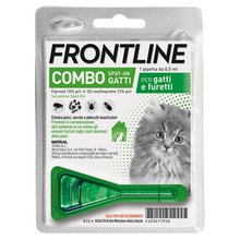 FRONTLINE COMBO SPOT-ON GATTI*soluz 1 pipetta 0,5 ml 50 mg + 60 mg gatti e furetti