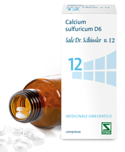 CALCIUM SULFURICUM D6 SALE DR.SCHUSSLER N.12*D6 200 cpr flacone
