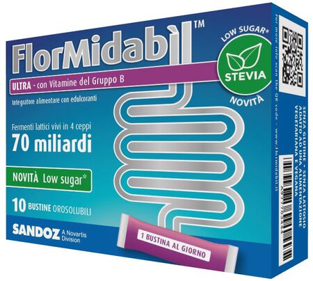 FLORMIDABIL ULTRA 10 BUSTINE CON STEVIA image not present