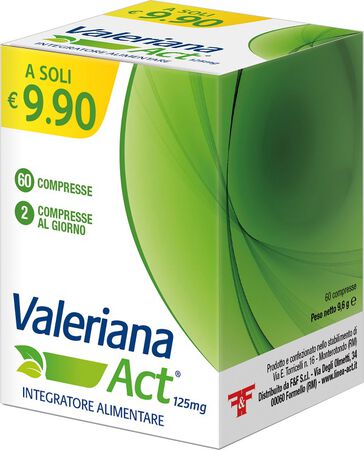 VALERIANA ACT 125 MG 60 COMPRESSE DA 125 MG image not present