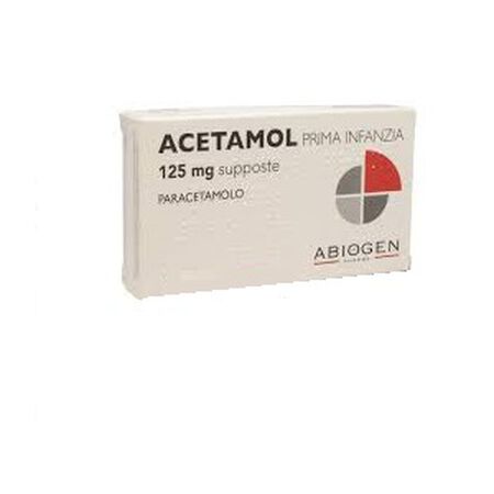 ACETAMOL PRIMA INFANZIA*10 supp 125 mg image not present