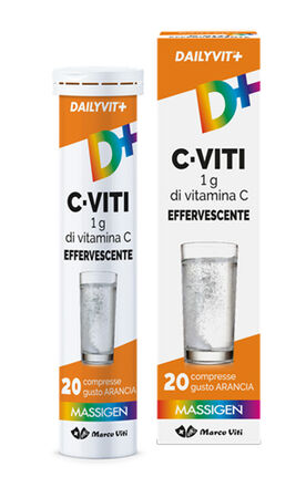 DAILYVIT+ C VITI 1G DI VITAMINA C EFFERVESCENTE 20 COMPRESSE image not present