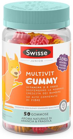 SWISSE JUNIOR MULTIVIT GUMMY 50 PASTIGLIE GOMMOSE image not present