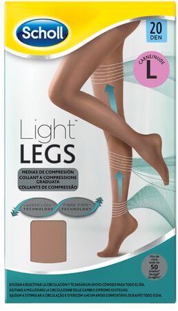 SCHOLL LIGHTLEGS 20 DENARI TAGLIA L COLORE NUDE 1 PAIO image not present
