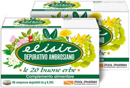 ELISIR DEPURATIVO AMBROSIANO 80 COMPRESSE 21,20 G image not present