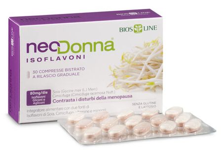 BIOSLINE NEODONNA ISOFLAVONI 60 COMPRESSE image not present