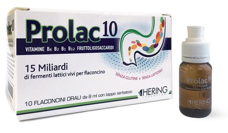 PROLAC10 FERMENTI LATTICI 15 MILIARDI 10 FLACONCINI 8 ML image not present