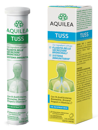 AQUILEA TUSS 15 COMPRESSE EFFERVESCENTI 90 G image not present
