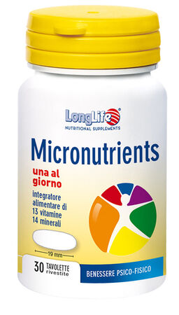 LONGLIFE MICRONUTRIENTS 30 TAVOLETTE image not present