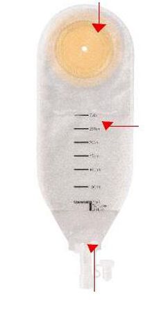 SACCA PER DRENAGGIO DELLE FERITE COLOPLAST CAPACITA' MIDI 300ML 20 PEZZI ARTICOLO 2245 image not present