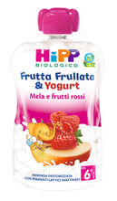 HIPP BIO FRUTTA FRULLATA YOGURT MELA FRUTTI ROSSI 90 G