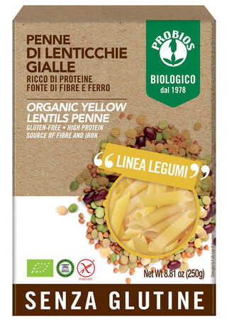PROBIOS PENNE LENTICCHIE GIALLE 250 G image not present