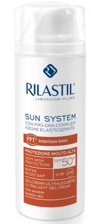 RILASTIL SUN SYSTEM PHOTO PROTECTION THERAPY SPF50+ GEL ULTRALEGGERO 50 ML image not present