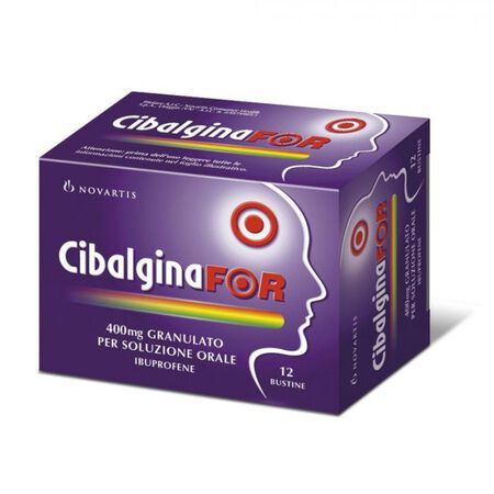 CIBALGINAFOR*orale 12 bust grat 400 mg image not present