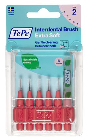 TEPE SCOVOLINO XSOFT ROSSO 0,5MM 6 PEZZI image not present