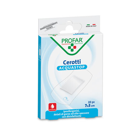 CEROTTO ACQUASTOP GRANDI 7X3 CM PROFAR 20 PEZZI image not present