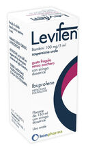 LEVIFEN*orale sosp 150 ml 100 mg/5 ml gusto fragola senza zucchero