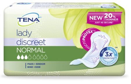 PANNOLONE SAGOMATO TENA DISCREET NORMAL 12 PEZZI image not present