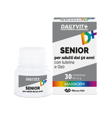 DAILYVIT+ SENIOR MULTIVITAMINICO E MULTIMINERALE 30 COMPRESSE image not present