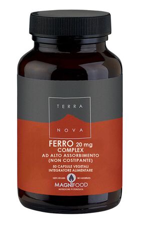 COMPLESSO DI FERRO AD ALTO ASSORBIMENTO 20 MG 50 CAPSULE image not present