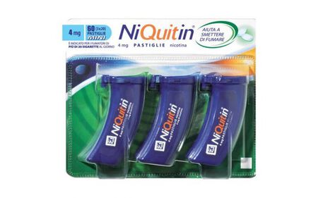 NIQUITIN*60 pastiglie 4 mg menta flacone image not present