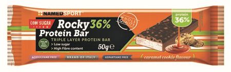 ROCKY 36% PROTEIN BAR CARAMEL COOKIE BARRETTA 50 G image not present