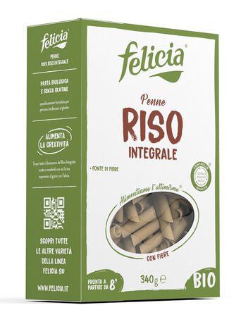 FELICIA BIO RISO INTEGRALE PENNE 340 G image not present