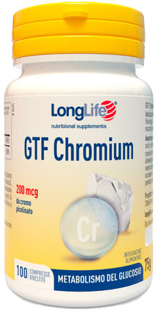 LONGLIFE GTF CHROMIUM 100 COMPRESSE image not present
