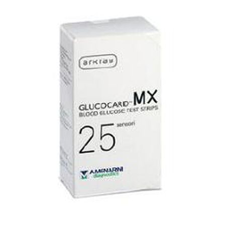 STRISCE MISURAZIONE GLICEMIA GLUCOCARD MX 25 PEZZI image not present