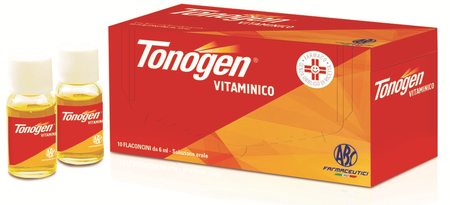 TONOGEN VITAMINICO*orale soluz 10 flaconcini 6 ml image not present