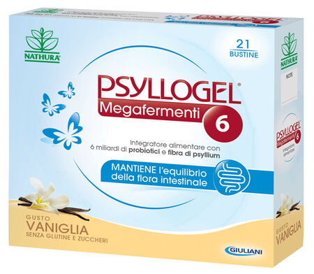 PSYLLOGEL MEGAFERMENTI 6 VANIGLIA 21 BUSTINE image not present