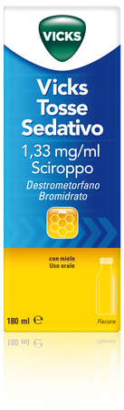 VICKS TOSSE SEDATIVO*1 flacone 180 ml 1,33 mg/ml sciroppo image not present
