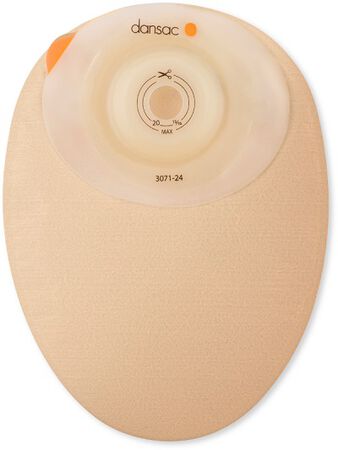 DANSAC NOVALIFE TRE 1 SACCA CHIUSA SOFTCONVEX MAXI PER COLOSTOMIA CON FINESTRA RITAGLIABILE 15-54MM 570 ML 10 PEZZI image not present