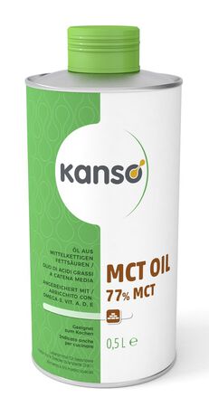 KANSO MCT OIL 77% OLIO DI ACIDI GRASSI 500 ML image not present