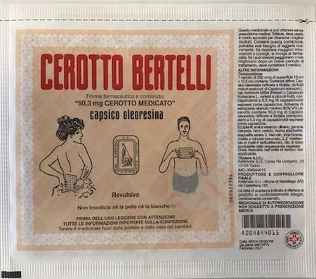 CEROTTO BERTELLI*cerotto medio 16 x 12 cm 3,3% image not present