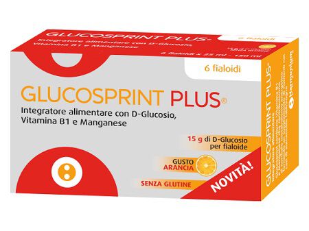 GLUCOSPRINT PLUS ARANCIA 6 FIALOIDI DA 25 ML image not present