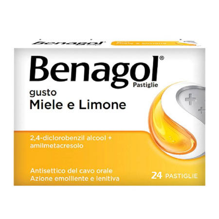 BENAGOL*24 pastiglie miele-limone image not present
